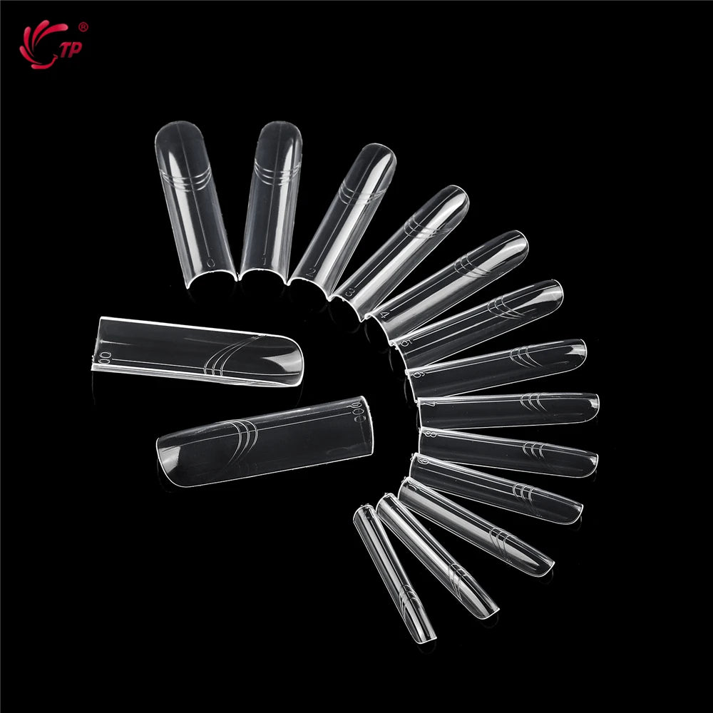 TP 150pcs Dual Forms Nails Widen Quick Building UV Gel Mold Full Cover Nail Extension Forms Acrylic Top Forms for Poly Nail Gel