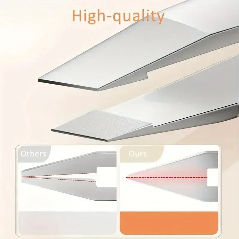 Ouriner Eyebrow Tweezers Set 4 Pcs Stainless Steel Eyebrow Forceps Professional Beauty Tool Set For Facial Hair Manicure Tool