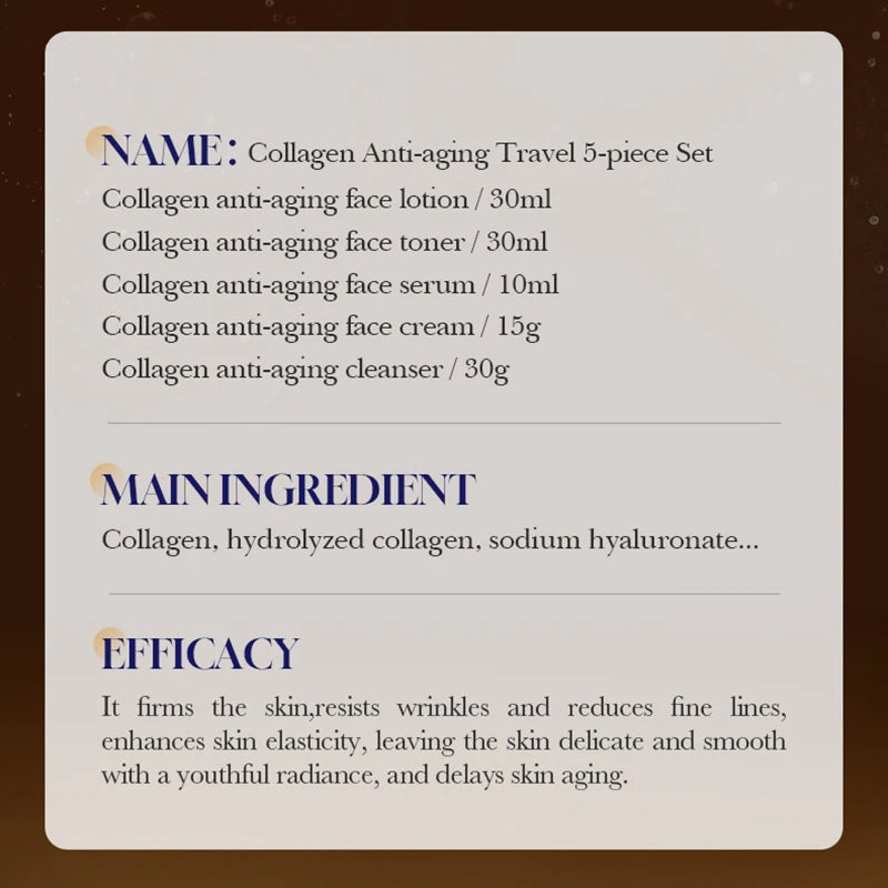 SADOER Collagen 5-Piece Skincare Set