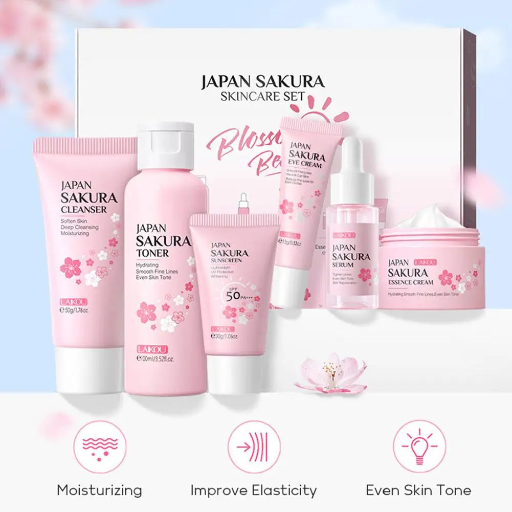 Sakura 6-Piece Skincare Set