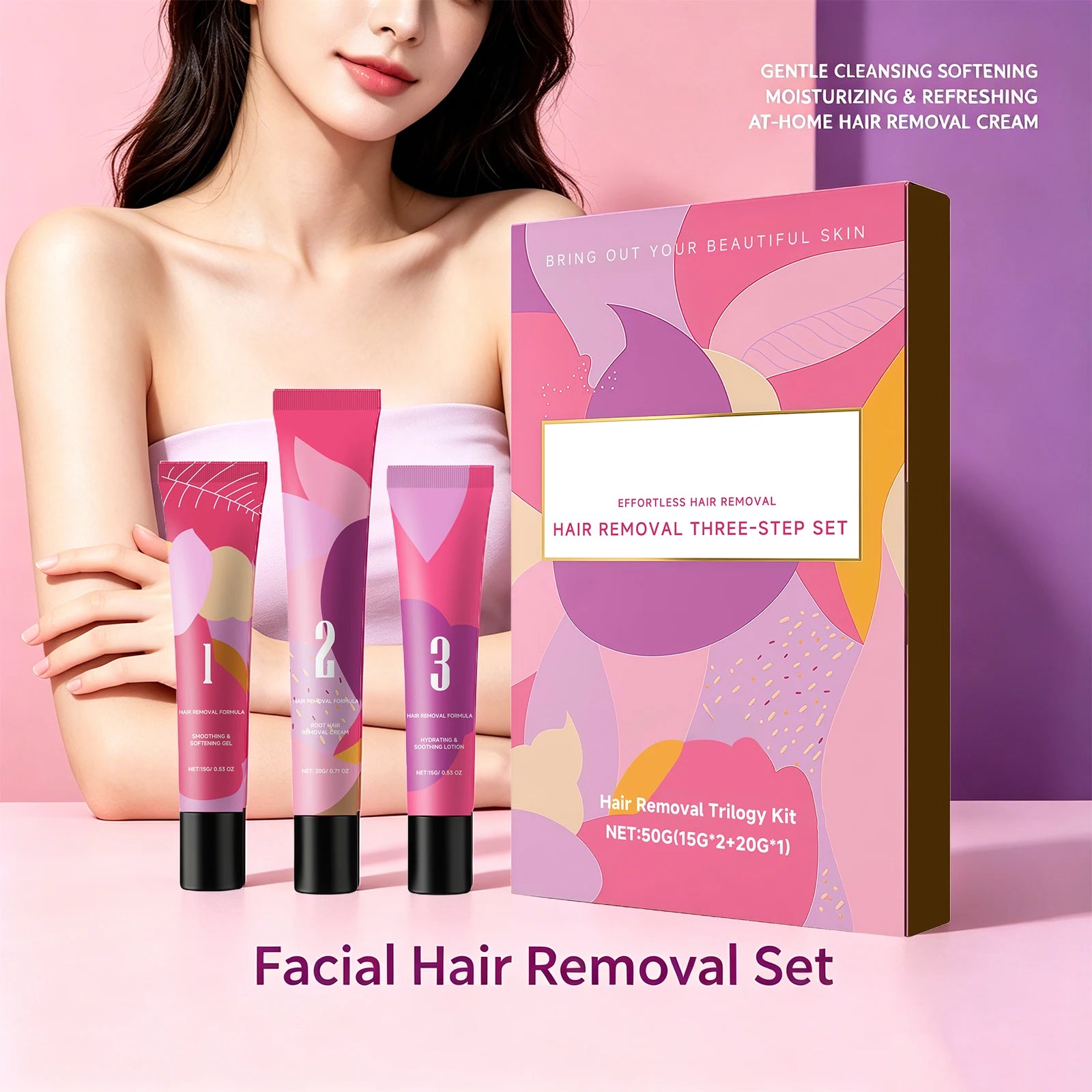 Gentle Hair Removal 3-Step Set — view 2