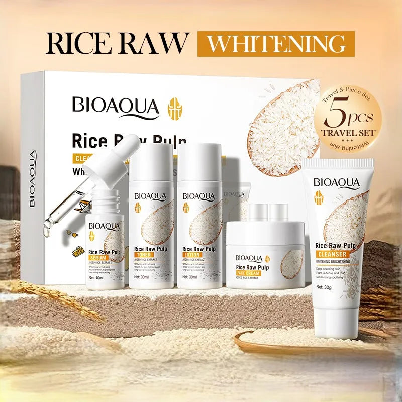 Rice Puree Skincare Set & Soap