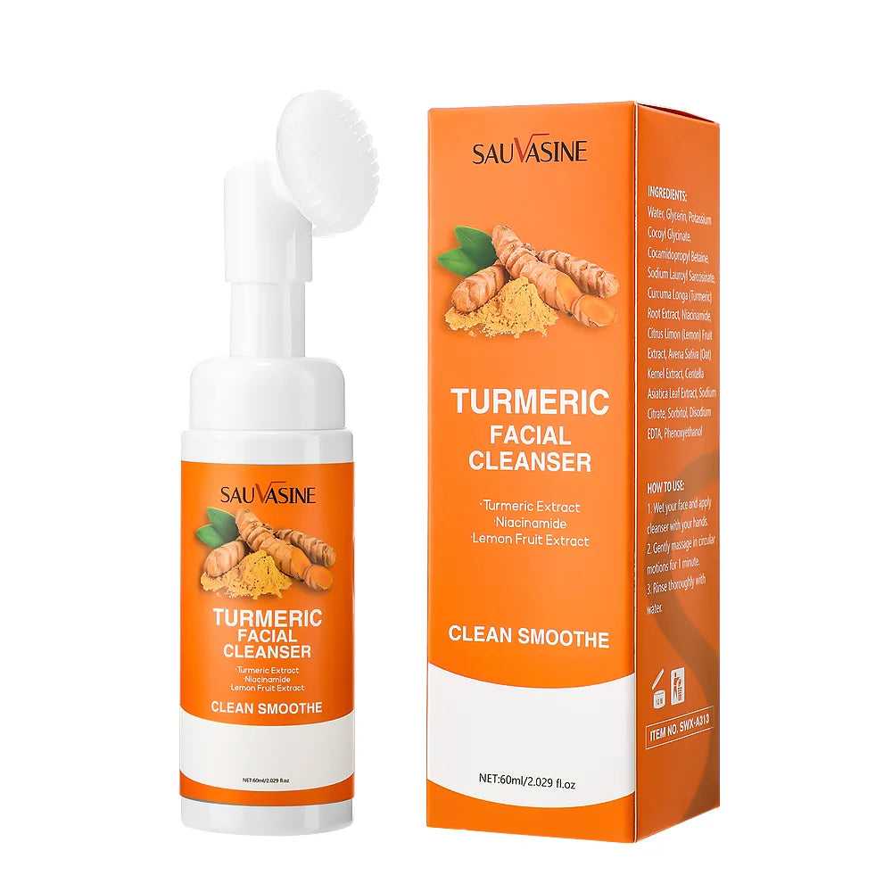 Turmeric Foam Cleanser with Brush