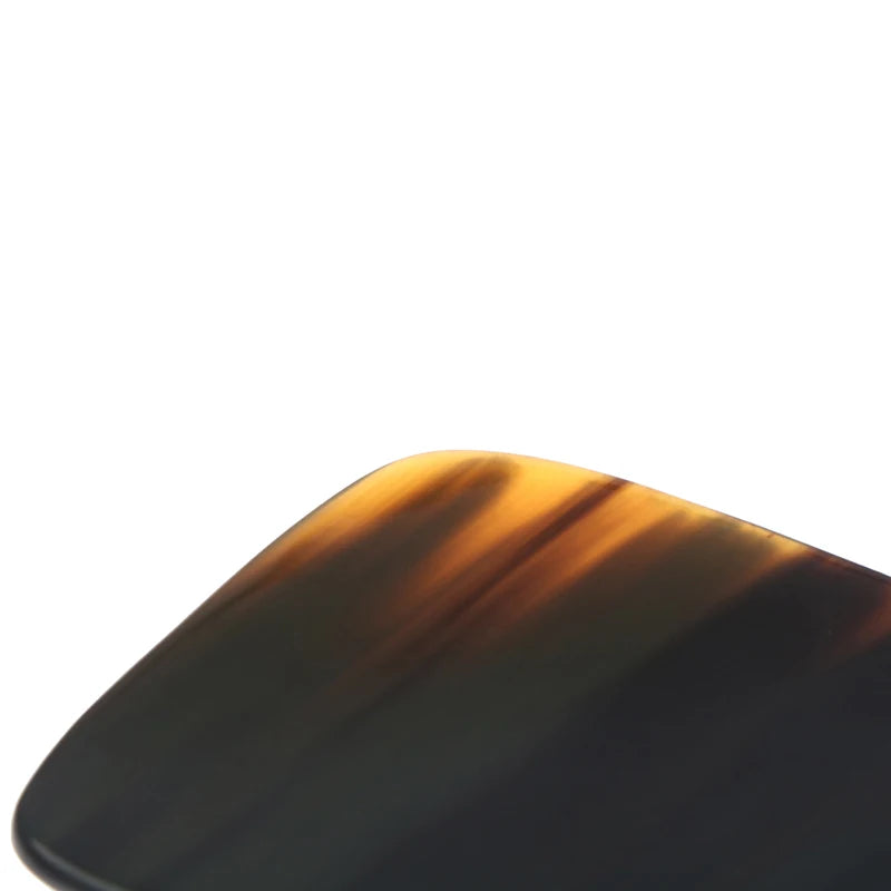 Natural Horn Guasha Board Scraping Plate Massage Tool SPA Acupuncture Gouache Scraper Body Massager Traditional Health Care