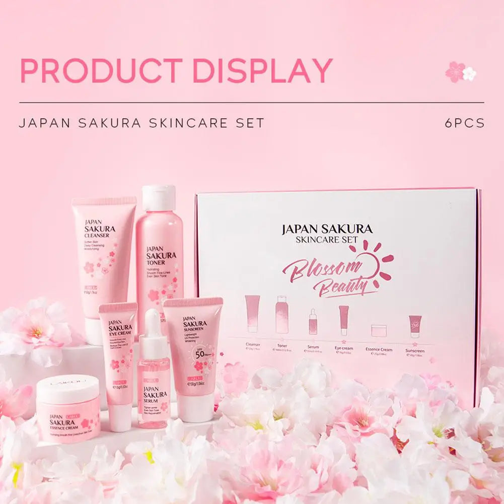 Sakura 6-Piece Skincare Set