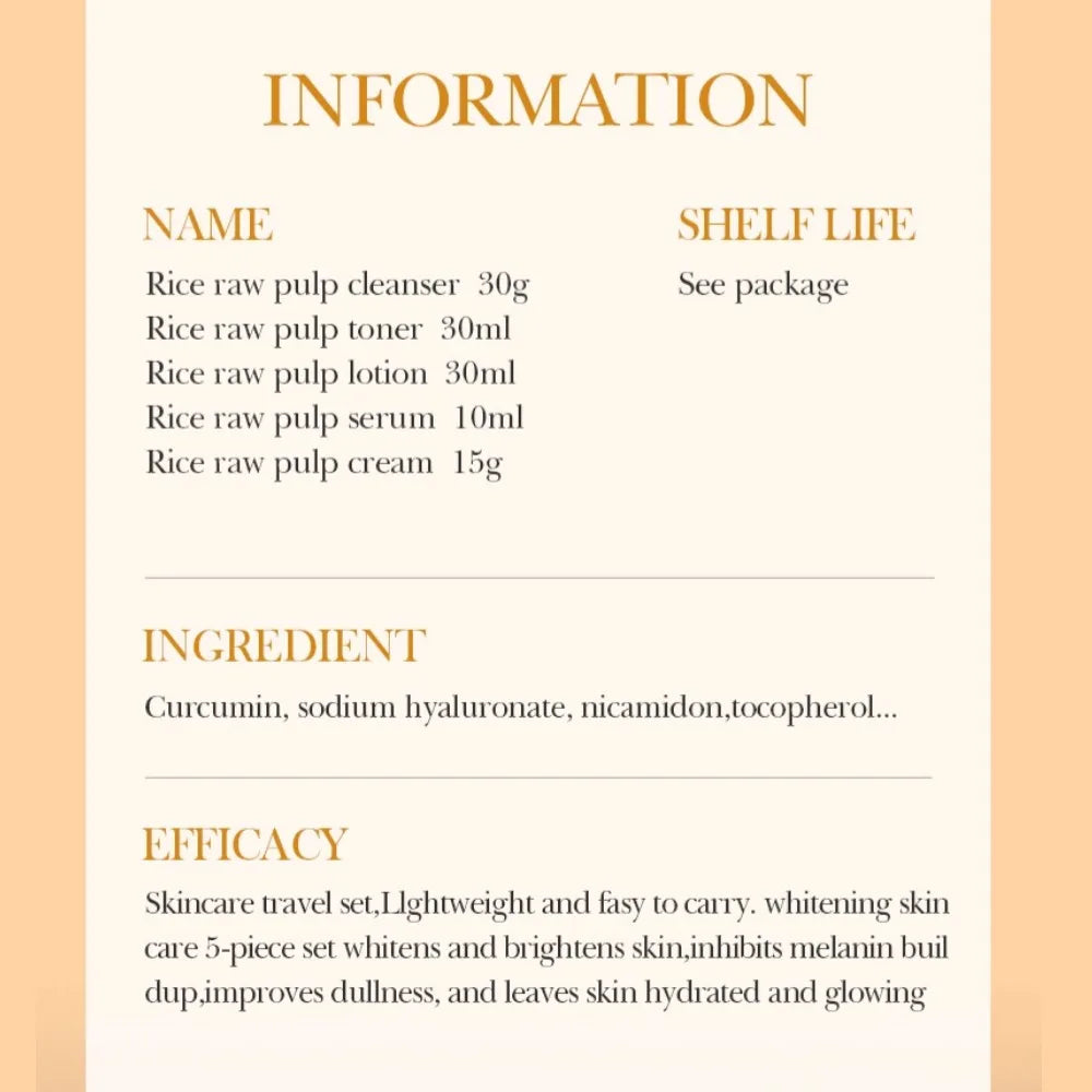 BIOAOUA Rice Brightening Skincare Set — view 5