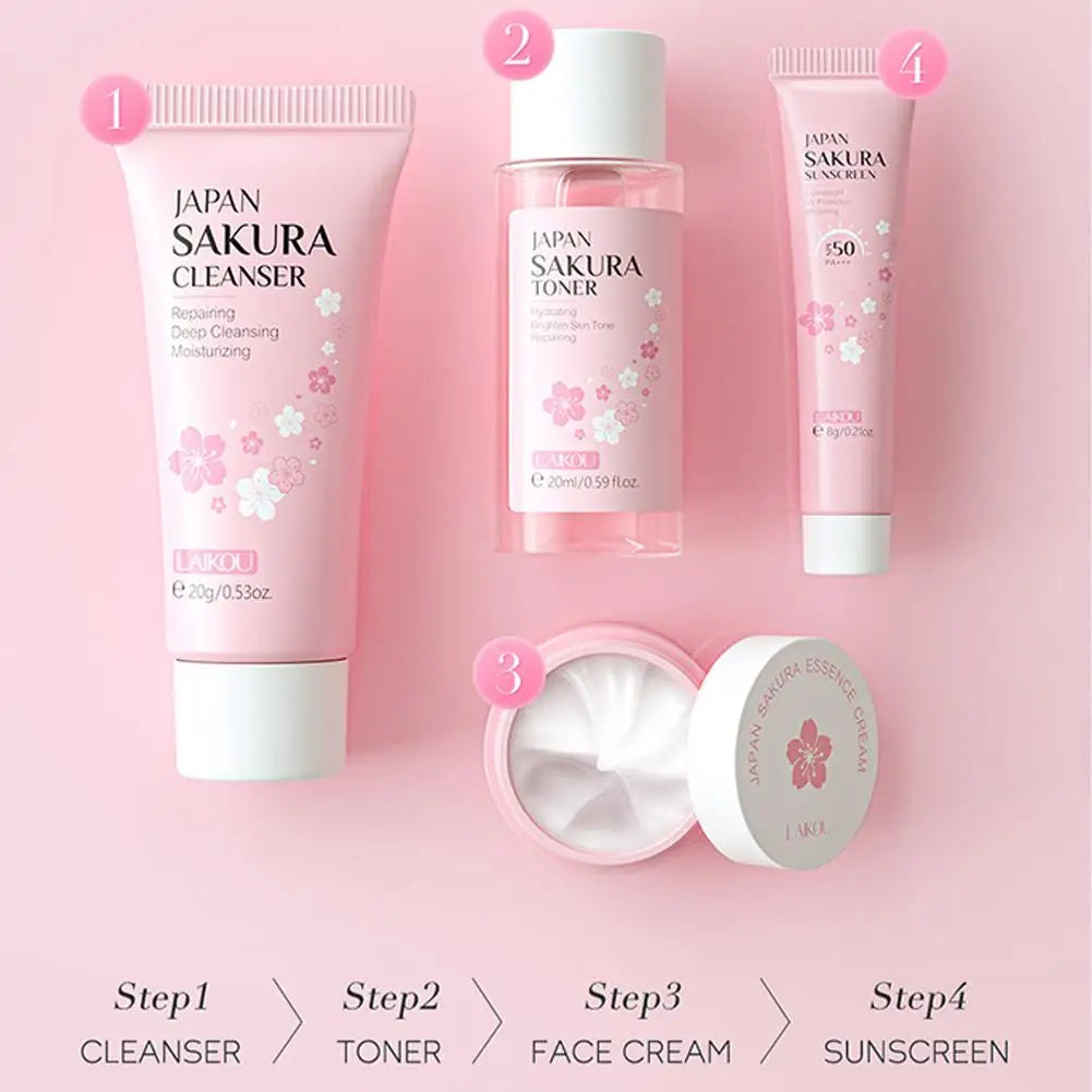 Sakura Travel Skincare Kit