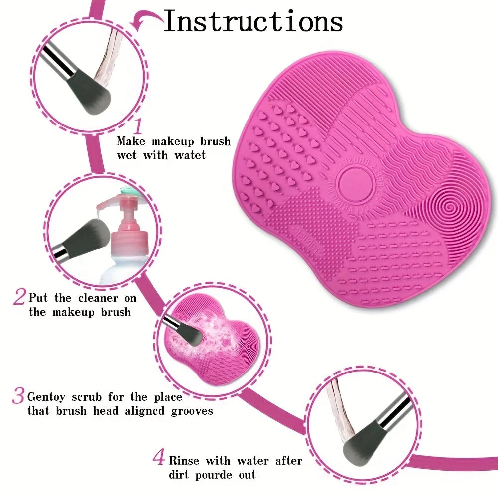 Silicone Makeup Brush Cleaning Mat