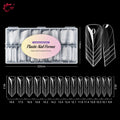 TP 150pcs Dual Forms Nail Mold for French Manicure Full Cover Extension False Nail Tips with Rim Insided Quick Building Gel Mold