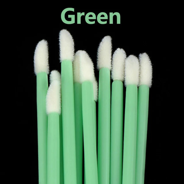 50 Pcs Disposable Cosmetic Lip Brush Makeup Lipstick Mascara Wands Applicators Eyelash Cleaner Lip Gloss Make Up Brushes Tools