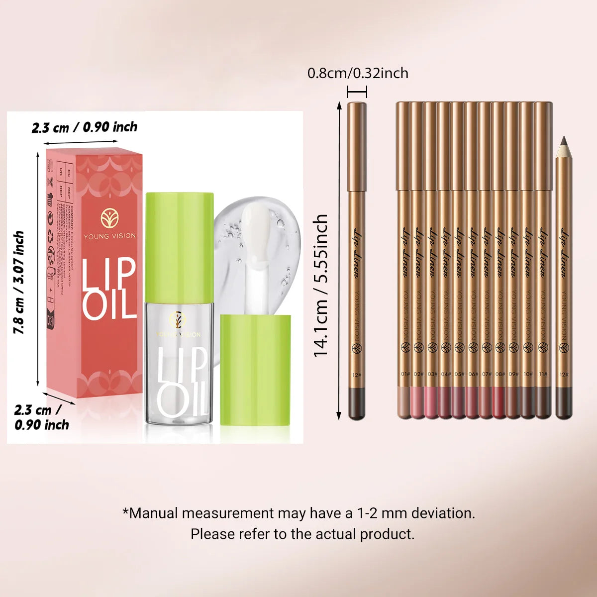 Lip Liner & Lipstick Set 12 Shades — view 6