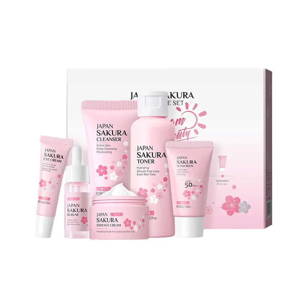 Sakura 6-Piece Skincare Set