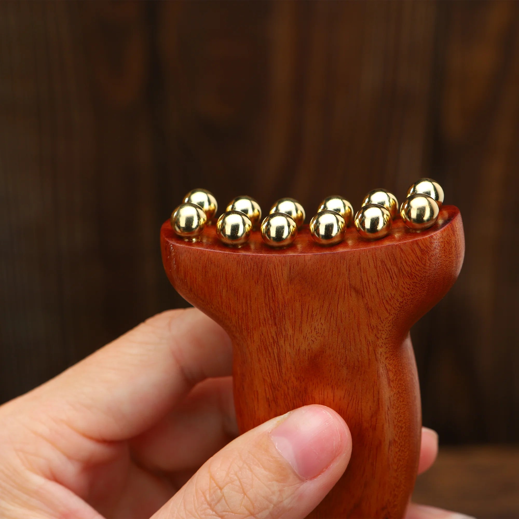 Copper Wood Lymphatic Face Massager — view 5