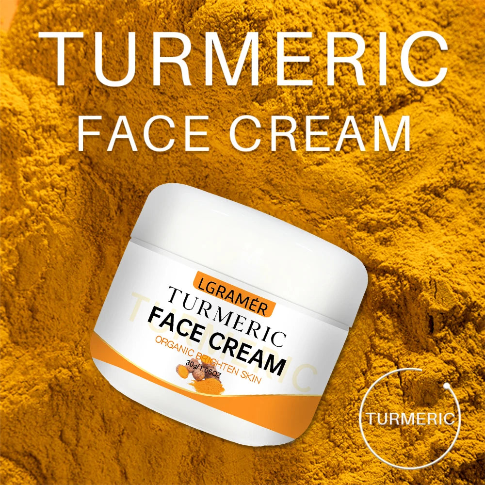 Turmeric Brightening Face Cream — Lunhae