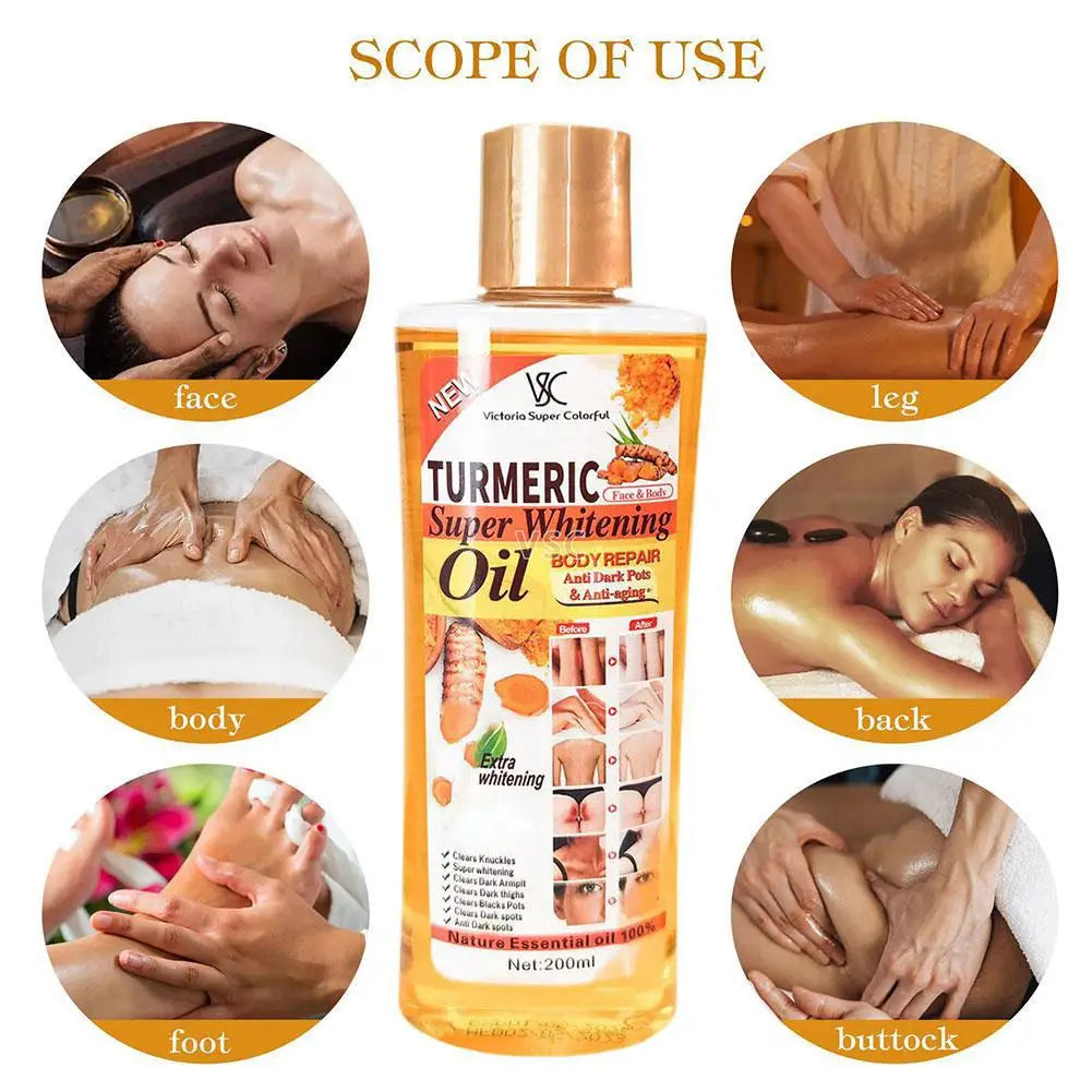 Turmeric Massage & Body Oil 200ml