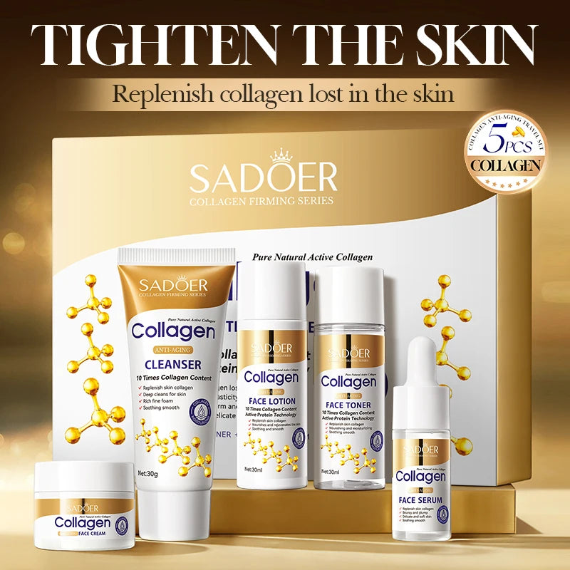 SADOER Collagen 5-Piece Skincare Set — Lunhae