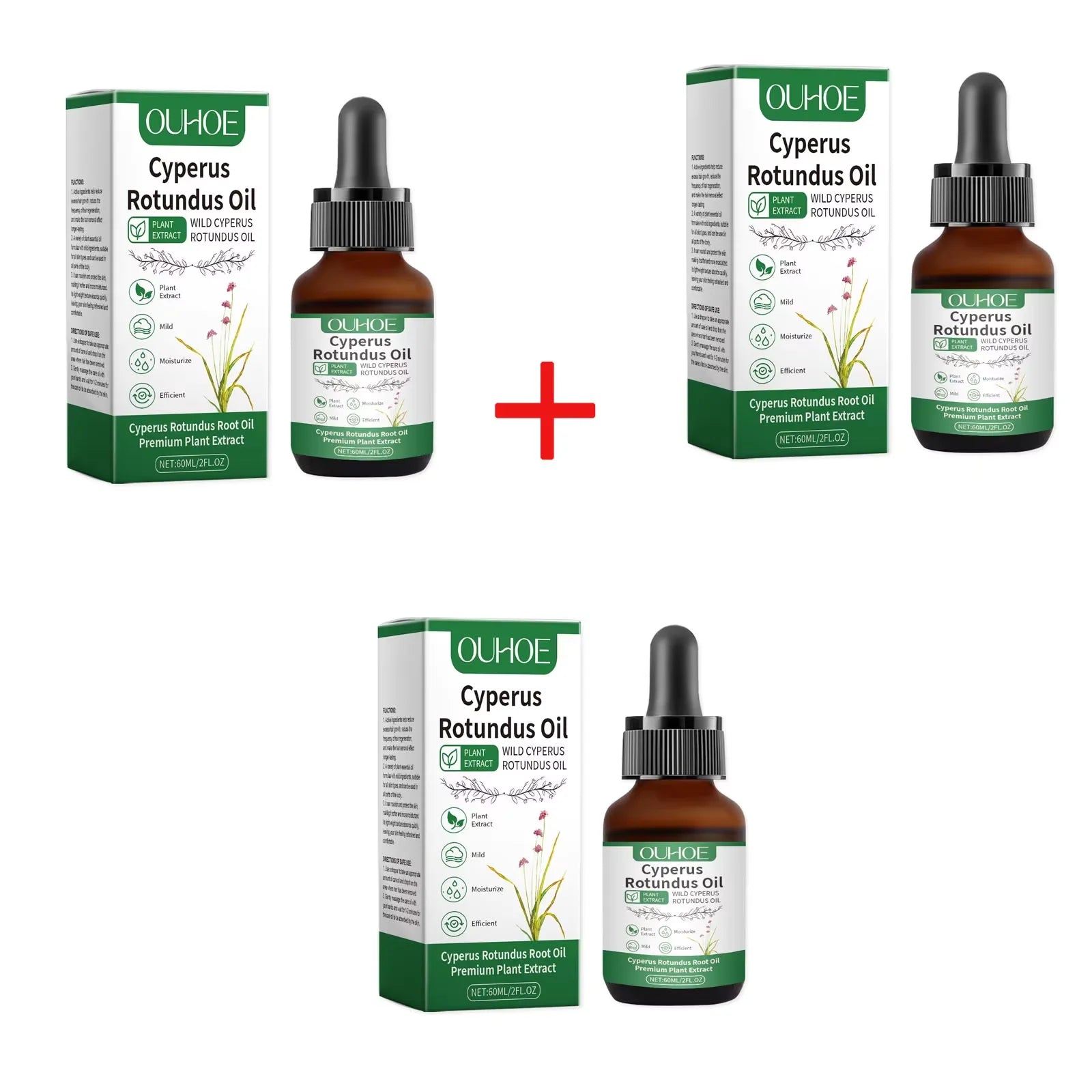 Natural Cyperus Rotundus Oil Hair Removal Inhibitor Smoothing Moisturizing After Shave Soothing Nourish Calming Body Skin Care