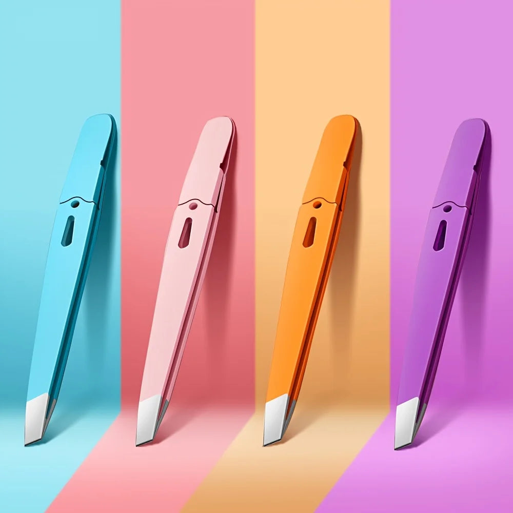 Slanted Eyebrow Tweezers — Lunhae