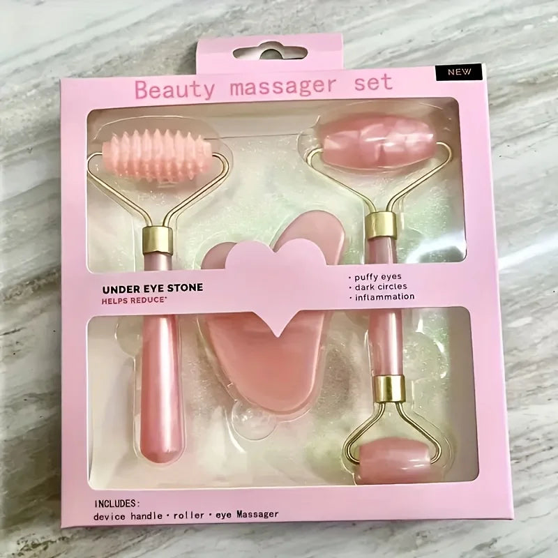 Gua Sha & Facial Roller Set — Lunhae
