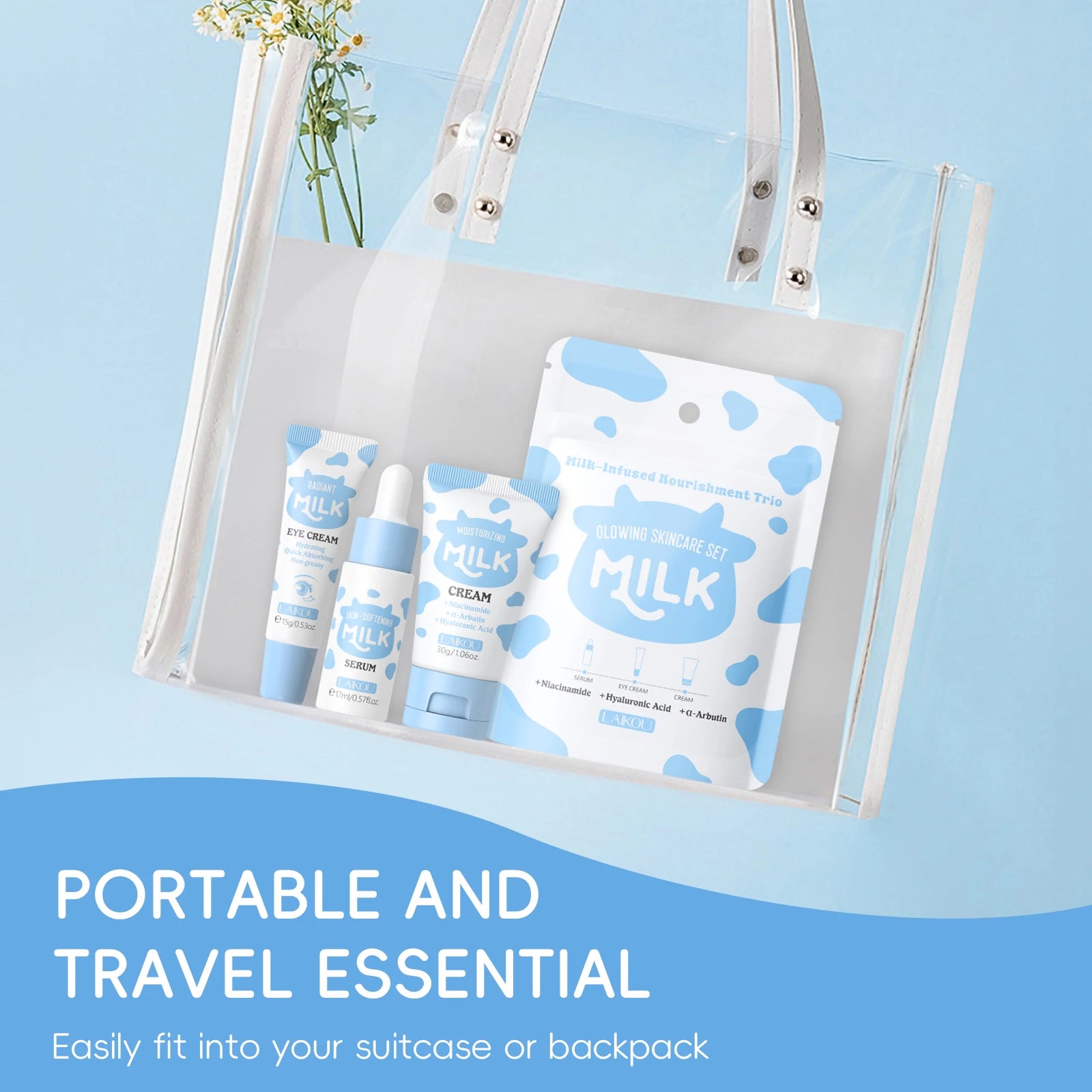 LAIKOU Milk Glow Trio Set — view 6