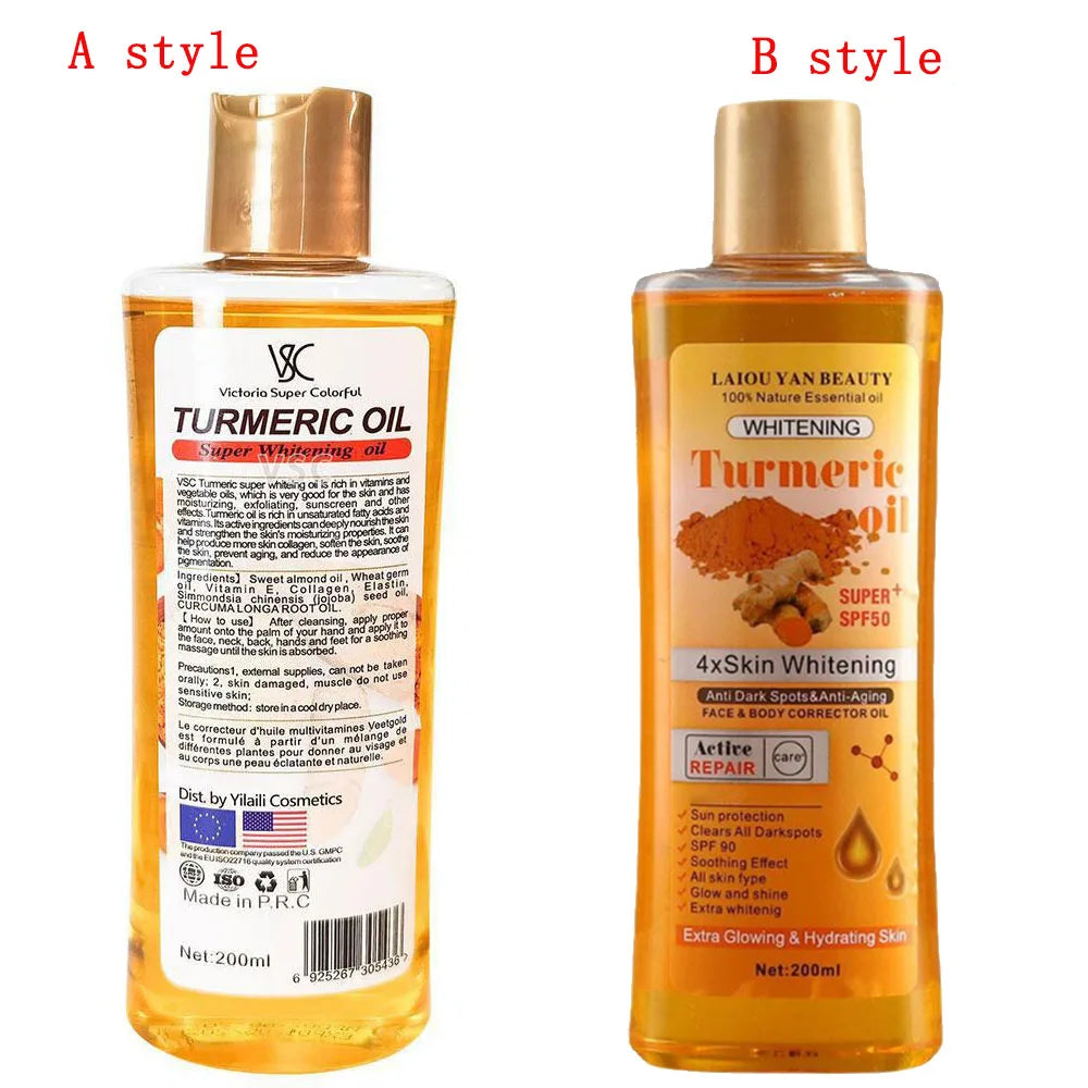 Turmeric Massage & Body Oil 200ml