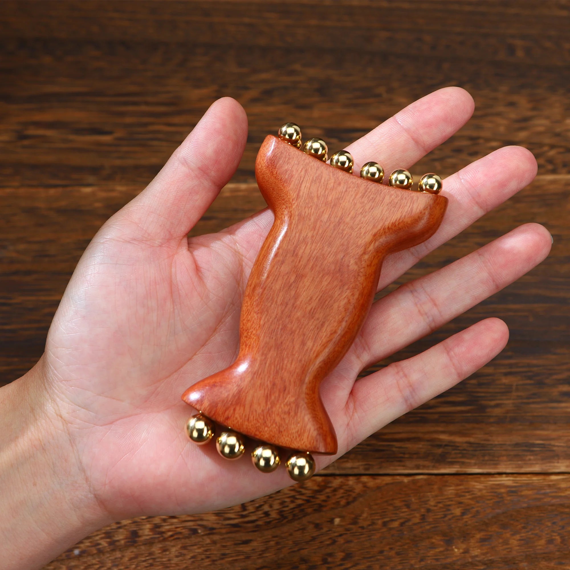 Copper Wood Lymphatic Face Massager — view 6